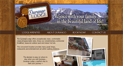 Desktop Screenshot of durangolodge.com